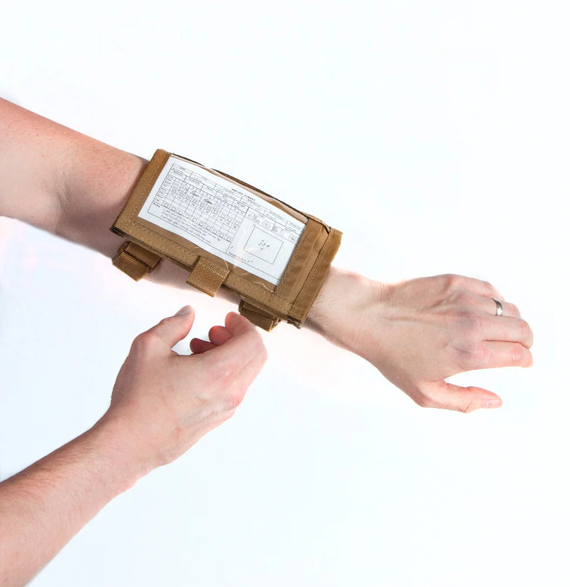 Tactical QB Sleeve-Arm DOPE Card Holder