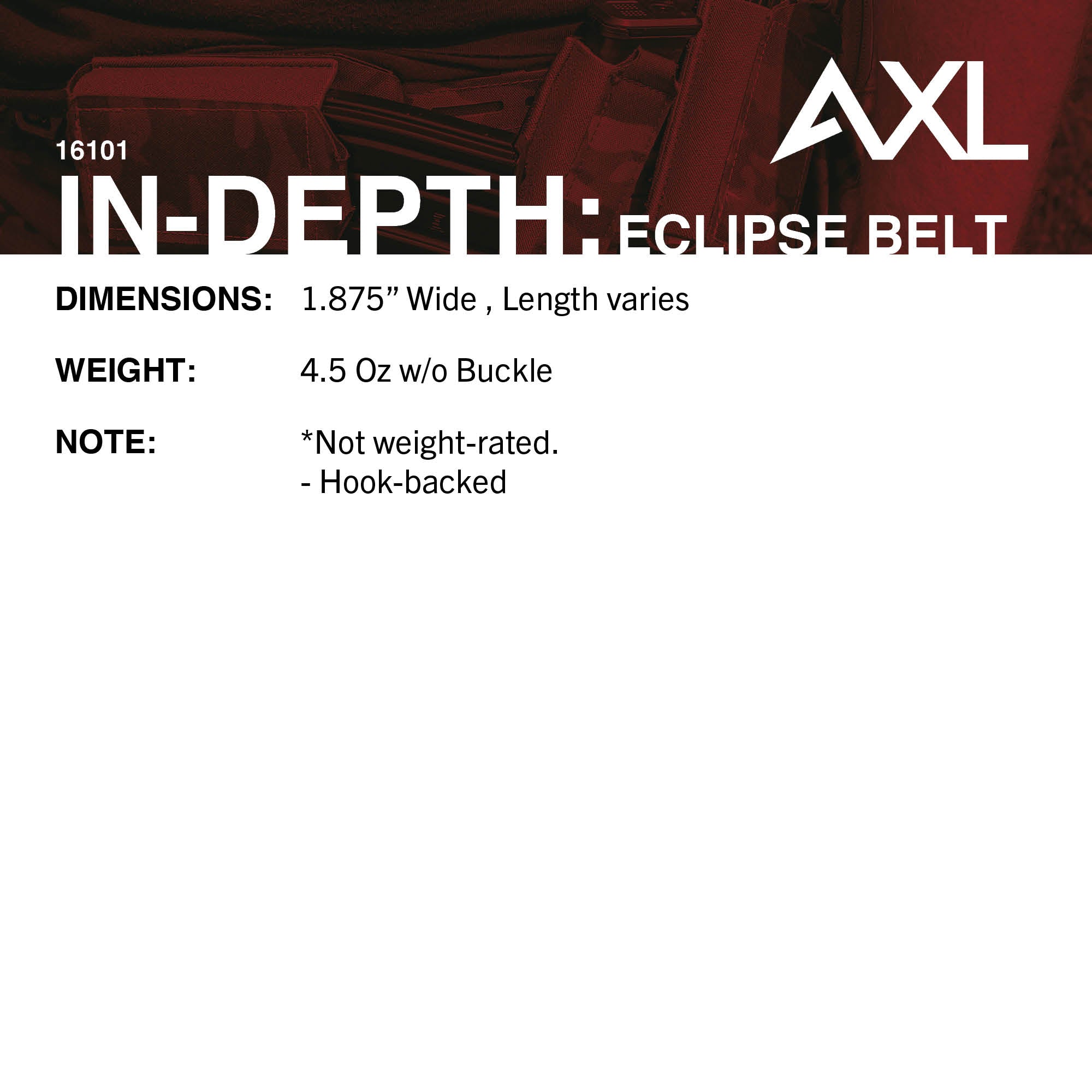 Eclipse Belt XS - Coyote Brown | AXL Advanced