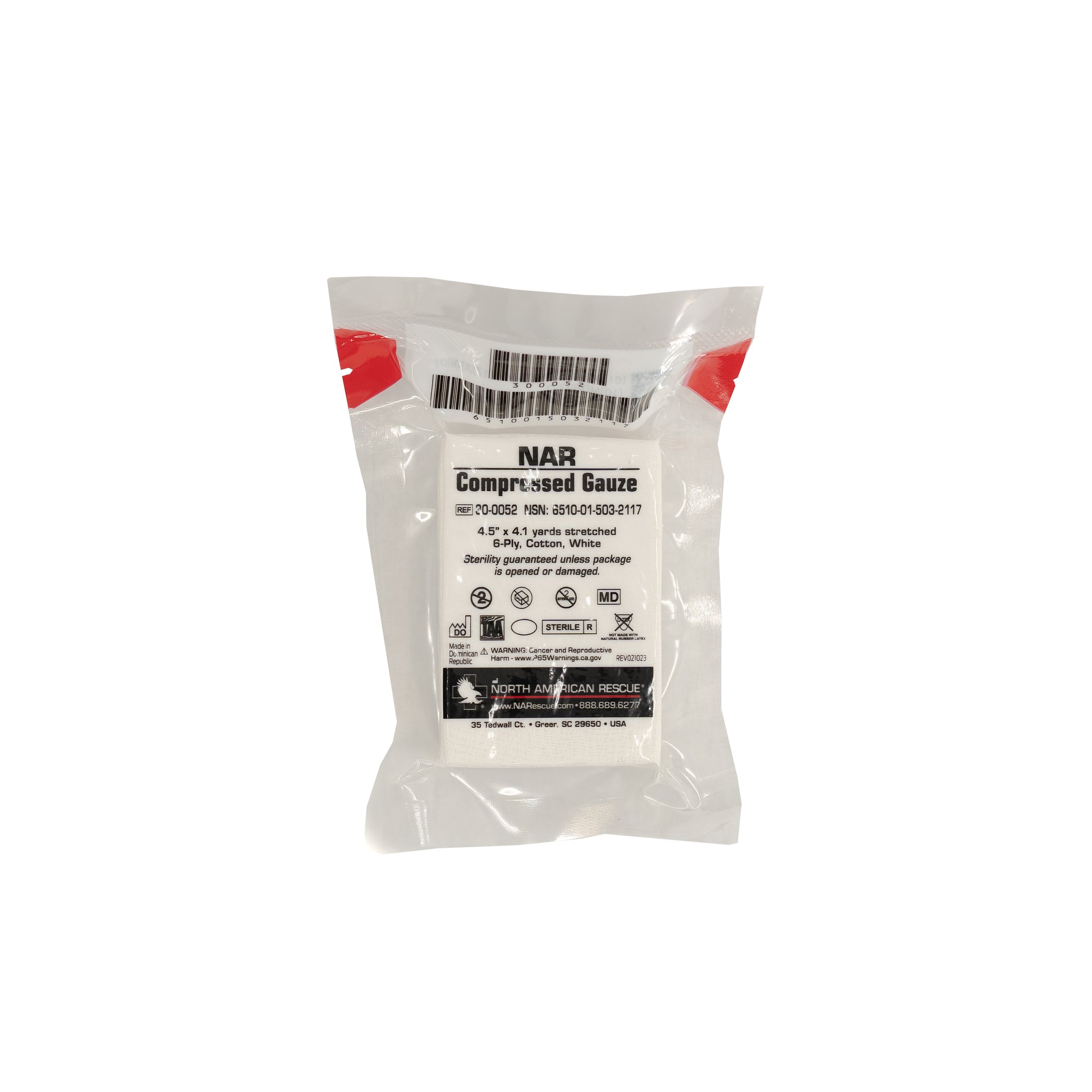 NAR Compressed Gauze