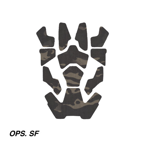 Helmet Fuzz Covers - Multicam Black