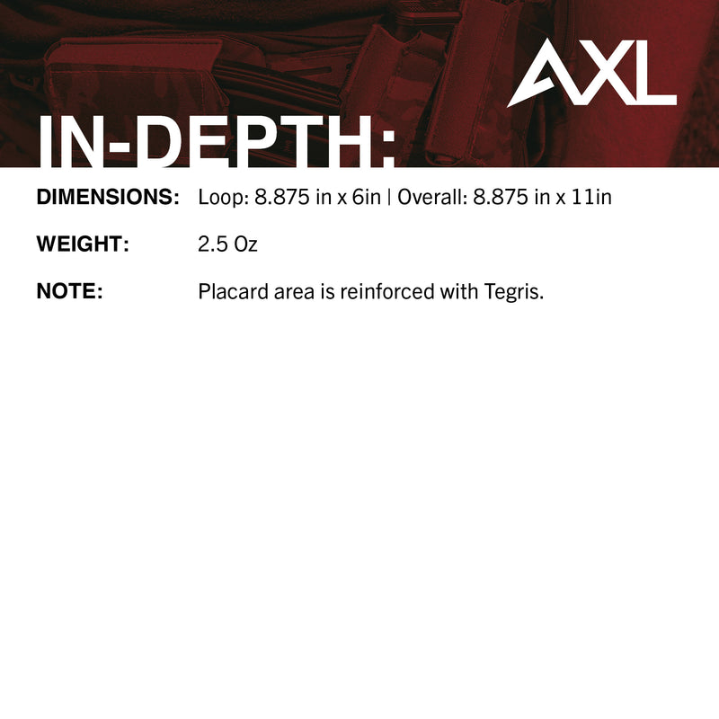 Adaptive Vest Placard (AVP) for FirstSpear Carriers | Size 1 | Coyote Brown