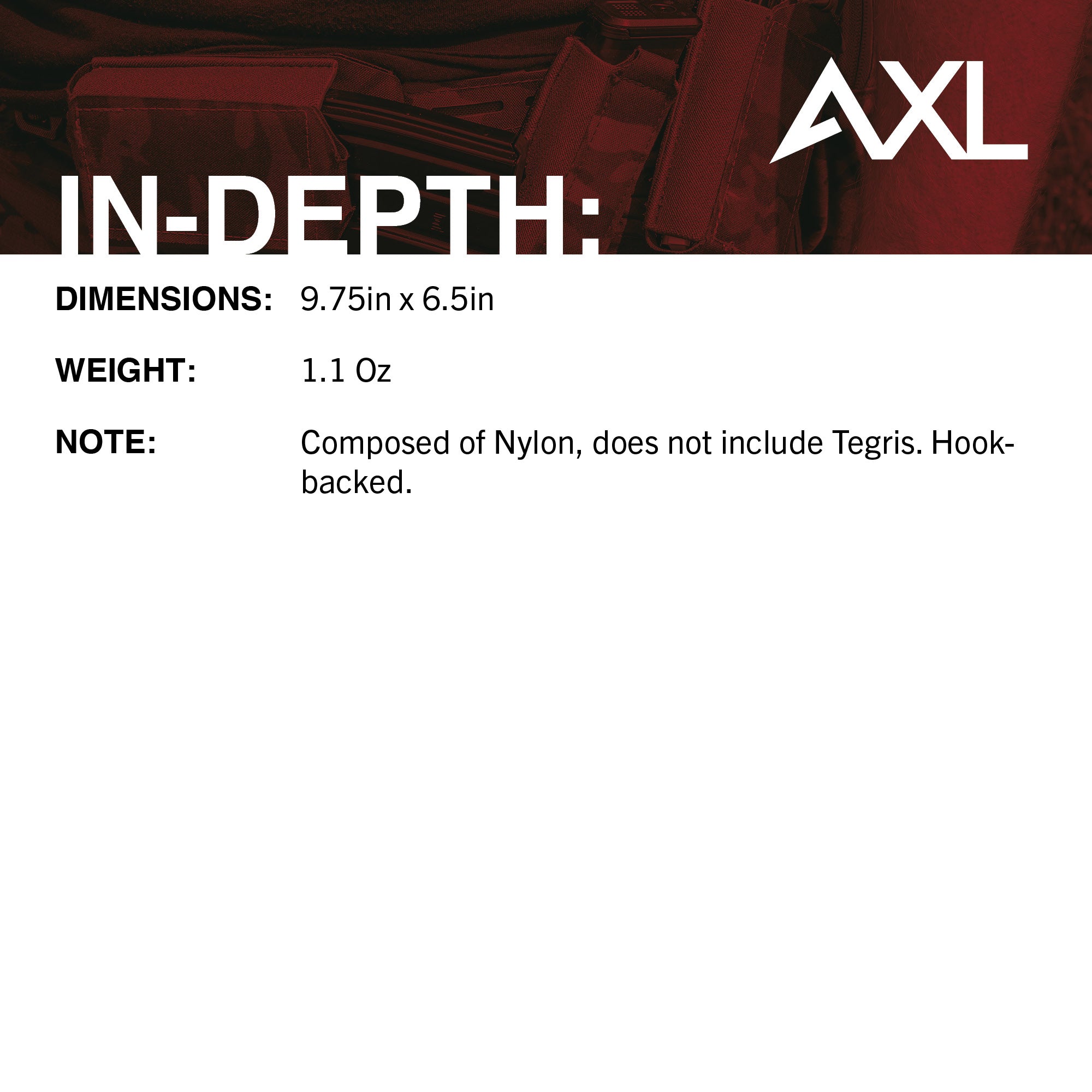 Placard Conversion for Crye Precision Front Flaps | AXL Advanced