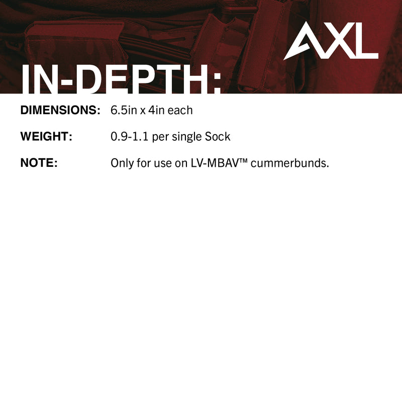 3 Band Socks for the Crye Precision® LV-MBAV™