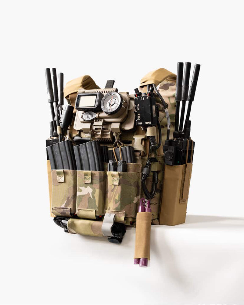 Adaptive Vest Placard Tracer Tactical E-MBAV | Khaki/Coyote Brown