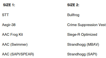 AVP for FirstSpear Carriers