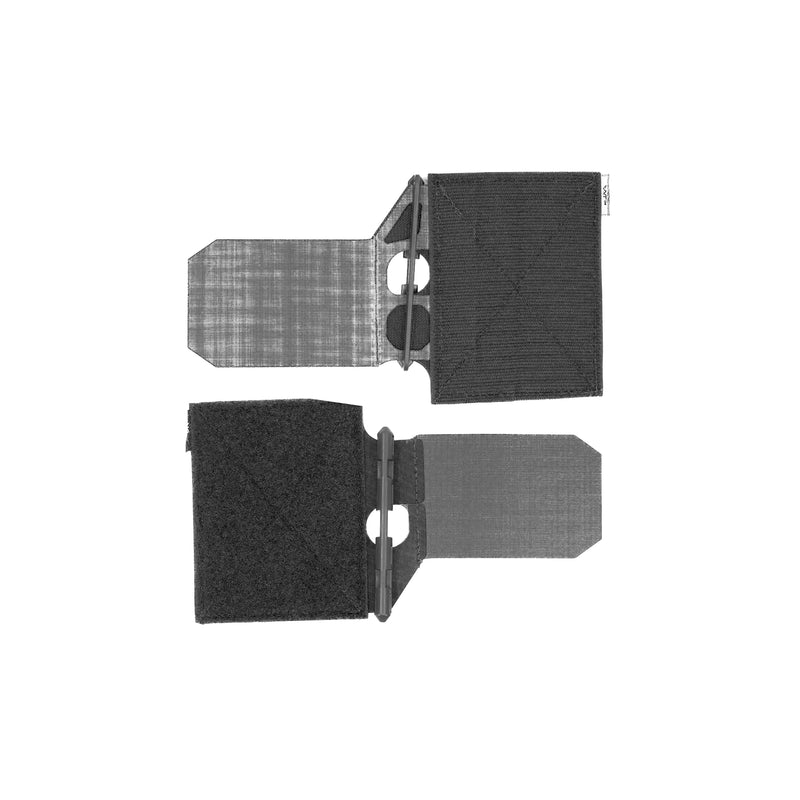 SPC Tubes Adapters (Pair) - Black